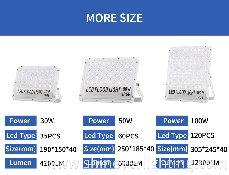 LED Flood Light for Wet Environments